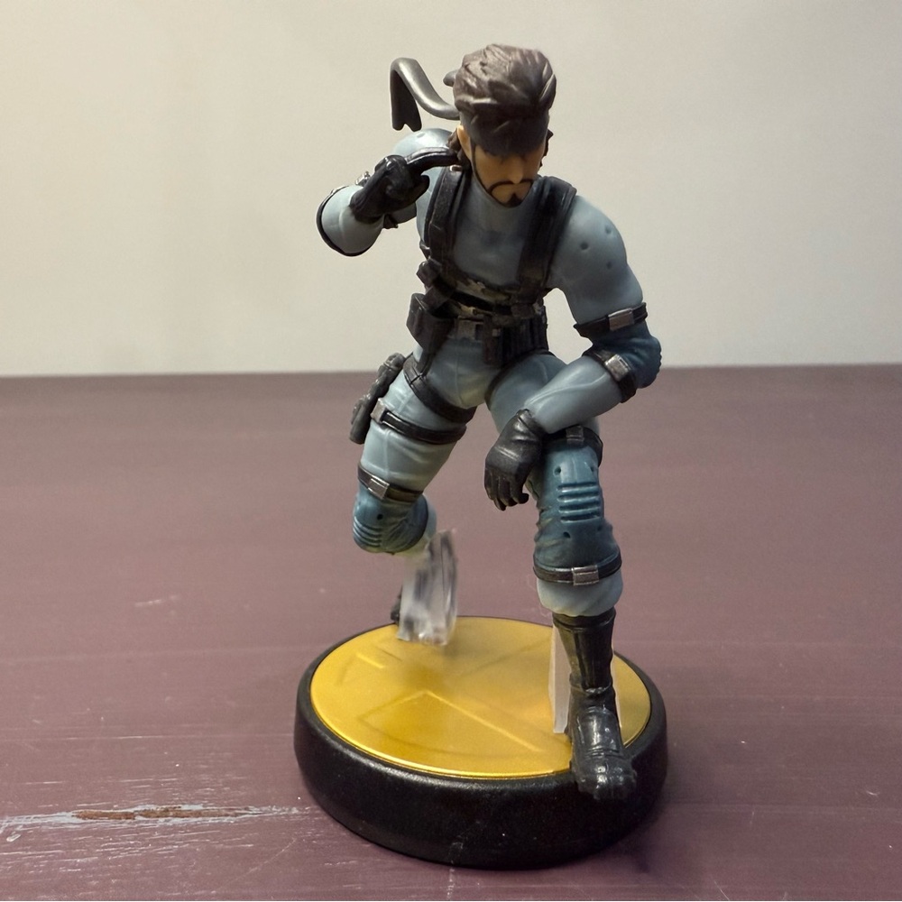 Action Figure with Yellow Base